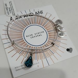 Alex and Ani December Birthstone Blue Zircon brac